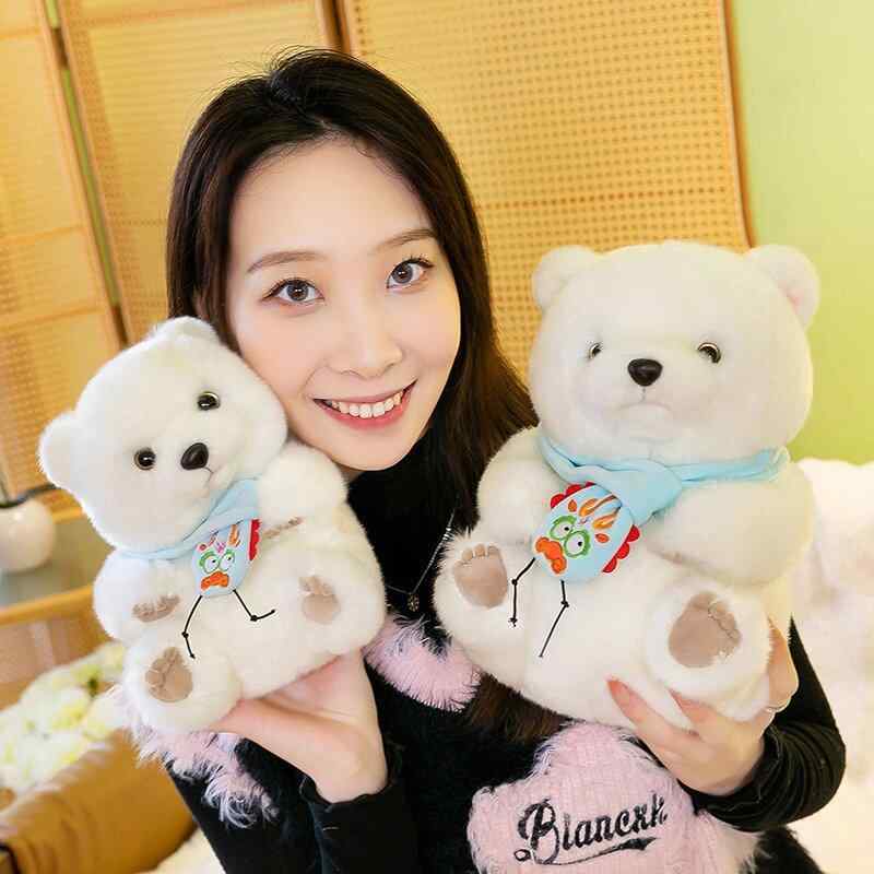 ぬいぐるみ キッズ レレ熊 シロクマ人形 クマのぬいぐるみ人形 抱き枕 知育玩具 20cm かわいい PP綿 ショートぬいぐるみカテゴリ: ぬいぐるみ 造型: 動物 動物: 熊 素材: PP綿.短毛 機能: - 対象年齢: 7～14歳 カラ...