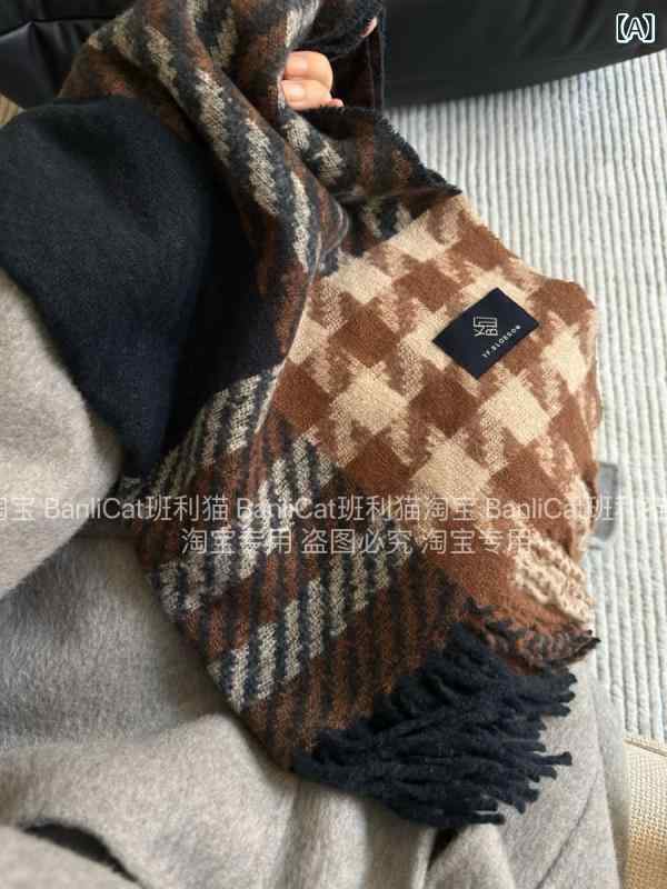 楽天市場】千鳥格子 ジャケット（マフラー・スカーフ｜バッグ・小物