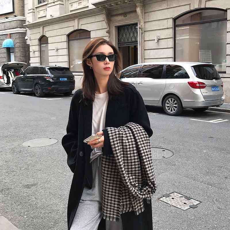 マフラー レディース メンズ チェック柄 ストール 秋冬 暖かい 防寒 ショール 膝掛け ひざかけ ブラン..