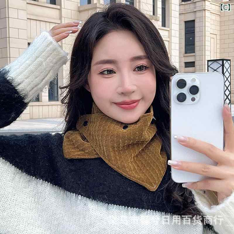 ネックウォーマー 秋冬用 防寒 マフラー 男女兼用 防風 寒さ対策 暖かい スヌード 首巻き 付け心地よい ニット 厚手 無地 ブラック グレー ベージュ(x400)