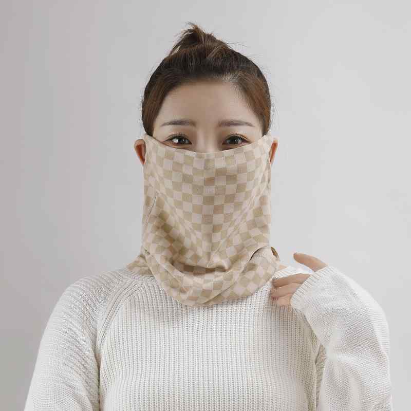 ネックウォーマー レディース 秋冬 韓国 防寒 保温 フェイスカバー ニット スヌード マフラー ヘアバンド イヤーマフ 寒さ対策 あったかグッズ
