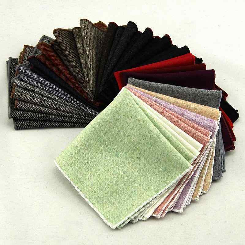 ポケットチーフ 男性用 ウール ハンカチ スーツ ポケット аксессуاری クラシック ダンディ 無地