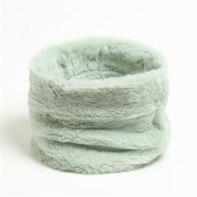 ネックウォーマー 男女兼用 防寒 保温 纯色 マフラー ストール 首巻き ポリエステル 秋冬 ピンク系 ワインレッド キャメル ベージュ ネイビー グリーン グレー ホワイト ブラック(x2)