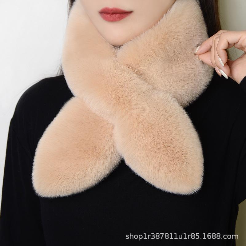 マフラー レディース 秋冬 厚手 保温 仿兔毛 襟巻き ストール ネックウォーマー 男女兼用 防寒 ワインレッド ピンク グレー ベージュ ブラック ホワイト