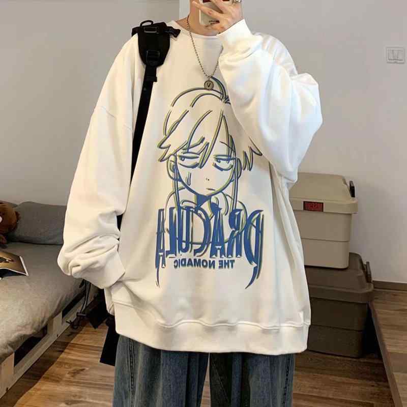 スウェット メンズ 薄手 トレーナー 春秋 トップス ラウンドネック 長袖 プルオーバー ゆったり プリント ホワイト ブラック・カテゴリ: トレーナー/スウェット・スタイル: ストリート・対象: メンズ・袖丈: 長袖・ネックライン: クルーネック・柄: プリント・フィット: ルーズ・素材: ポリエステル95%・カラー: ホワイト.ブラック・サイズ: S.M.L.XL.2XL.3XL・重さ: 約180g～250g