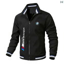 メンズ レーシングジャケット BMW オートバイ バイクライディング スタンドカラー ジッパー ジャケット スウェット 工場 制服 秋冬 アウトドア