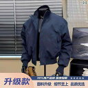豪華 アメリカン フライト ジャケット メンズ 2025 春秋 ショート スタンドベースボール トップス.カラフルカラーオシャレ