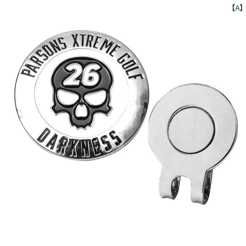 マグネット 付き ゴルフ キャップ 本物の マーク 新品 ボール ポジション マーカー アクセサリー.カラフルカラーオシャレ