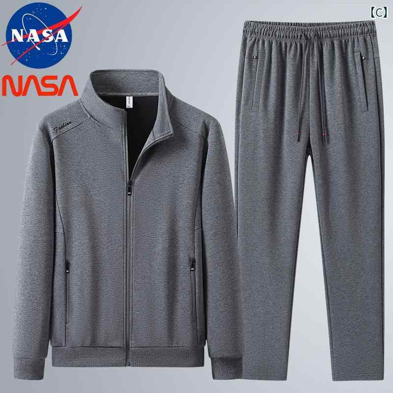 共同 2025年 スポーツ スーツ メンズ 春 カジュアル スタンドカラー カーディガン ...