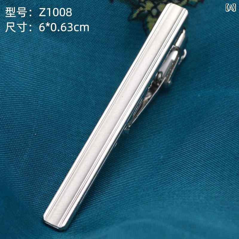男性用 .ネクタイ ピン シンプル シルバー フォーマル 多目的 レーザー 彫刻 会社 ロゴ.カラフルカラー.オシャレ