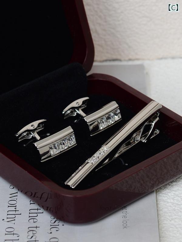 ネクタイ ピン カフスボタン セット メンズ アクセサリー 豪華 ビジネス フレンチ シャツ ボタン スーツ.カラフルカラーオシャレ