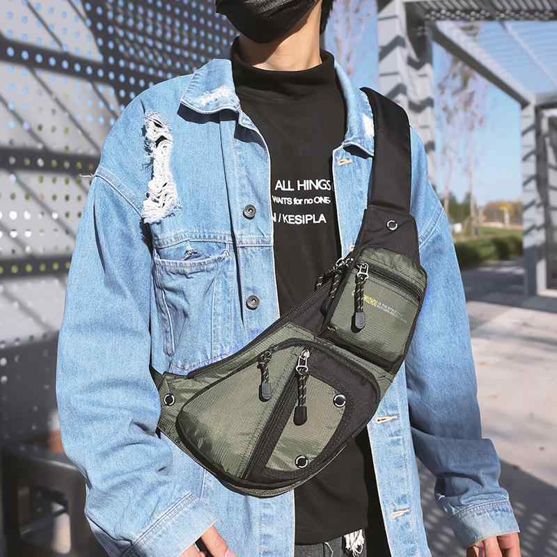 ボディバッグ メンズ 男性用 鞄 カバン ショルダーバッグ 斜めがけ オックスフォード 無地 防水 軽量 グレー 黒 紺色 緑