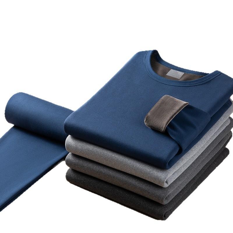 メンズ インナー 上下セット あったかインナー 男性用 防寒 保温 肌着 長袖 長ズボン ポリエステル92%以上 部屋着 普段使い 秋冬