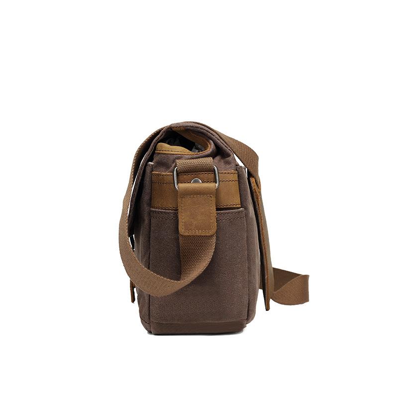 ショルダーバッグ メンズ 男性用 帆布 カメラバッグ 鞄 斜めがけ 撥水 防水 ビジネス カジュアル 14イ..