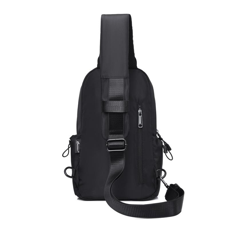 ボディバッグ 男性用 斜めがけ 鞄 防水 オックスフォード布 ワンショルダーバッグ ブラック カモフラージュ柄 大容量 普段使い