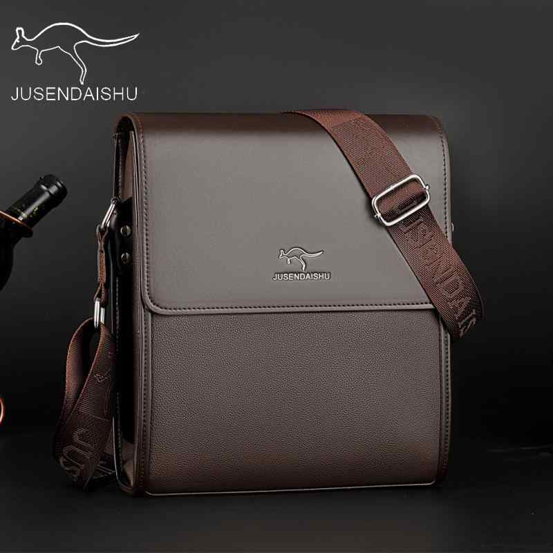 ショルダーバッグ メンズ 男性用 鞄 ビジネスバッグ 斜めがけバッグ ブリーフケース PUレザー 防水 軽..