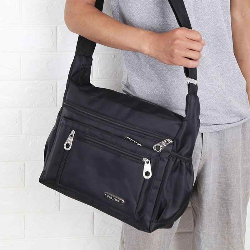 ショルダーバッグ メンズ 男性用 大容量 オックスフォード 斜めがけ 鞄 カバン ブリーフケース ビジネ..