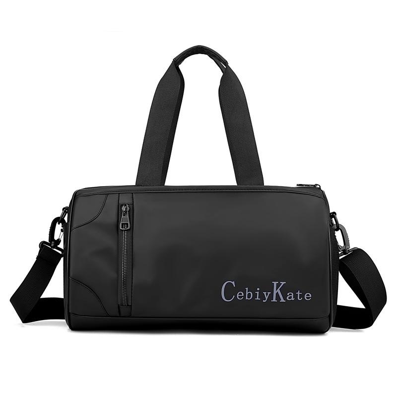 メンズ ショルダーバッグ バケットバッグ 枕型 大容量 ジムバッグ 乾湿分離 PUレザー 無地 アーミーグ..