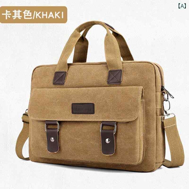 バッグ メンズ 帆布バッグ 男性用 ショルダーバッグ 手提げ 鞄 カジュアル 斜めがけバッグ レトロ 郵便..