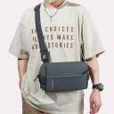 ボディバッグ メンズ 男性用 オックスフォード 大容量 撥水 ワンショルダー 斜めがけバッグ 軽量 旅行 普段使い ブラック グレー(x3)