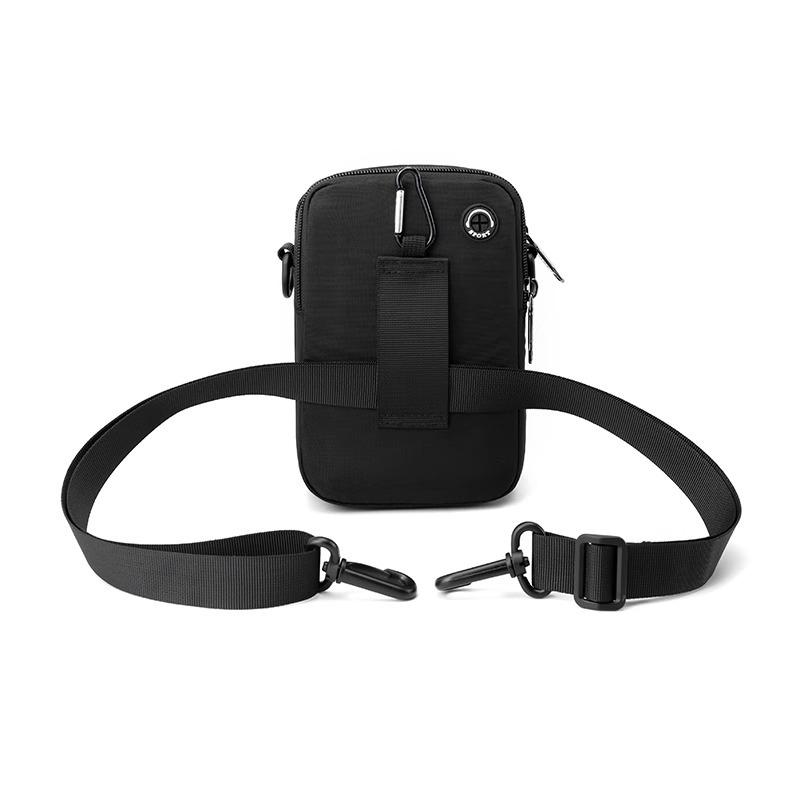 ショルダーバッグ 男性用 オックスフォード布 撥水 斜めがけ 鞄 スマホ 鍵 小銭入れ ベルト通し カジュ..