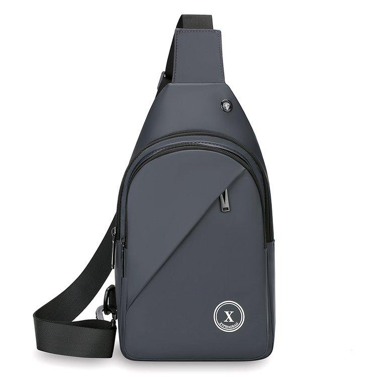 ボディバッグ 男性用 防水 撥水 ナイロン 大容量 ワンショルダー 斜めがけ グレー 黒 緑 普段使い