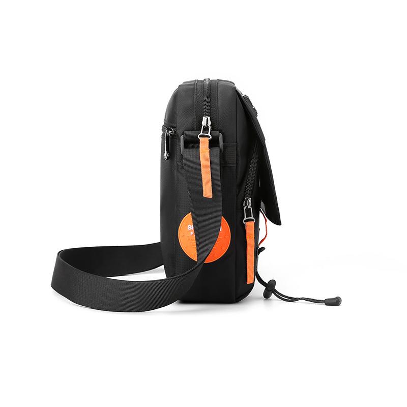 ショルダーバッグ 男性用 オックスフォード 鞄 メンズ 斜めがけ 大容量 帆布 軽量 普段使い ナイロン 深藍色 ブラック 桔色 グレー(4.0)