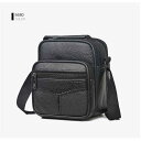 ショルダーバッグ メンズ 男性用 鞄 牛革 革 斜め掛け 防水 撥水 軽量 8インチ 通勤 通学 普段使い(x3)