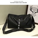 バッグ 男性用 スポーツ ジム ヨガ 短距離 旅行 大容量 ショルダーバッグ 斜めがけ 鞄 レディース 軽量 普段使い ブラック(x2)