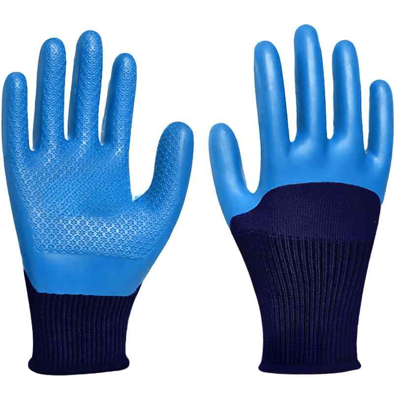 手袋 作業用手袋 男性用 耐摩耗性 滑り止め 通気性 防水 ラテックス ゴム手袋 工事 建築 丈夫・機能: 耐摩耗・素材: 牛革