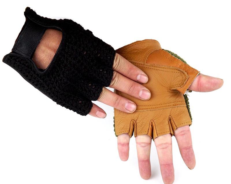 手袋 男性用 革 グローブ 通気性 メッシュ 秋冬 オートバイ ドライブ アウトドア スポーツ サイクル ハ..
