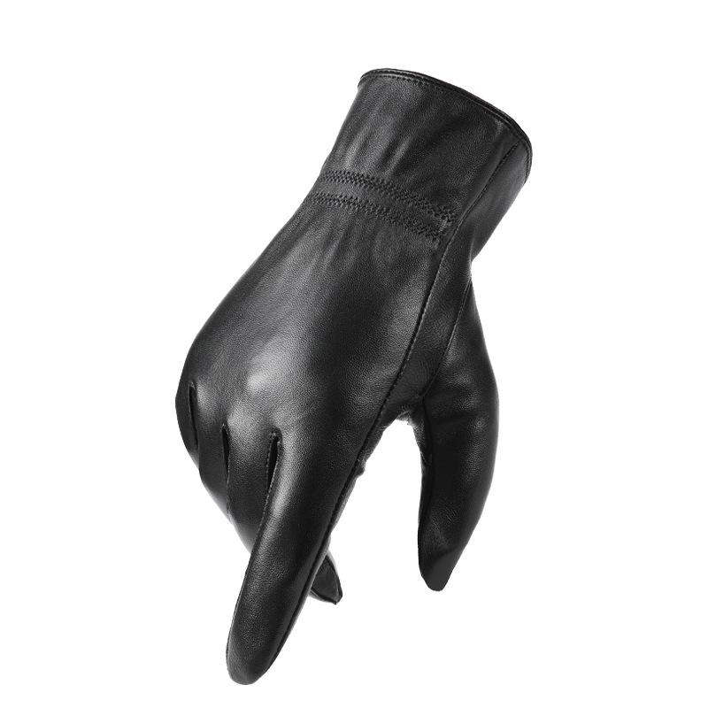手袋 レディース メンズ 冬用 スマホ対応 防風 撥水 グローブ 厚手 裏起毛 羊革 手袋 男性用 女性用 防寒 バイク 自転車 通勤 通学 アウトドア 普段使い ブラック・素材: シープスキン・タイプ: 分指手袋・カラー: ブラック.ブラック（女性用）・サイズ: L.XL・・カテゴリ: 手袋