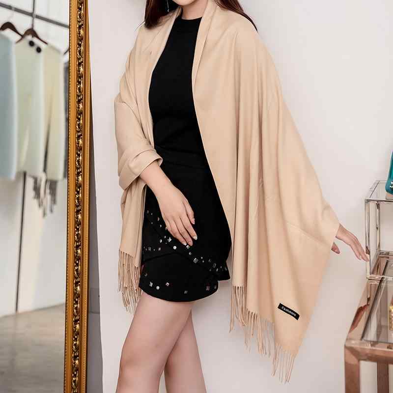 マフラー レディース メンズ 秋冬 厚手 ストール 大判 無地 ショール 膝掛け ブランケット フリンジ付き 赤 黄色 紫色 黒 ワインレッド 紺色 青 緑 グレー ベージュ ピンク系 旅行