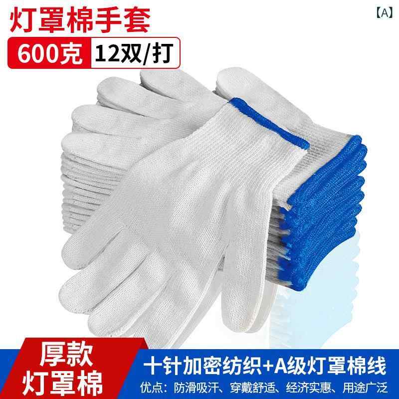 手袋 男性用 作業用手袋 黄色 綿 滑り止め 耐摩耗 通気性 建築 自動車整備・機能: 耐摩耗性・素材: 牛革・サイズ: 均码