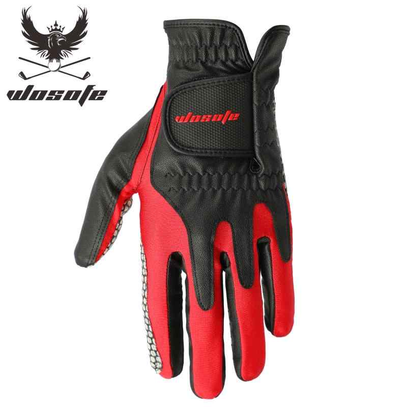 ゴルフ グローブ 男性用 PU 滑り止め 耐摩耗 衝撃吸収 通気性 スポーツ アウトドア トレーニング用品