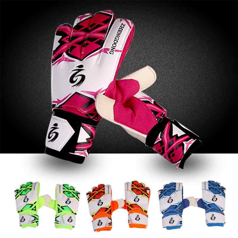 手袋 キッズ 子供用 プロ サッカー ゴールキーパー グローブ 滑り止め 耐摩耗 トレーニング 男の子 女の子 小学生 6号 7号 8号 黄色 赤 緑 青