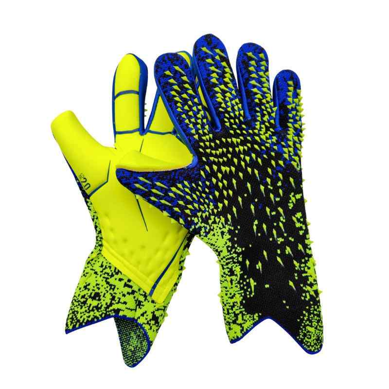 サッカー ゴールキーパー グローブ キッズ 子供用 成人 男性用 練習用 滑り止め 耐摩耗性 翠グリーン ..