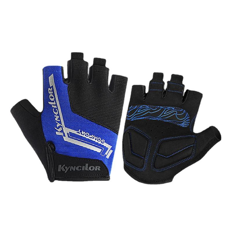 手袋 男性用 女性用 アウトドア サイクリング グローブ 滑り止め 耐摩耗 衝撃吸収 通気性 ナイロン 赤 ..