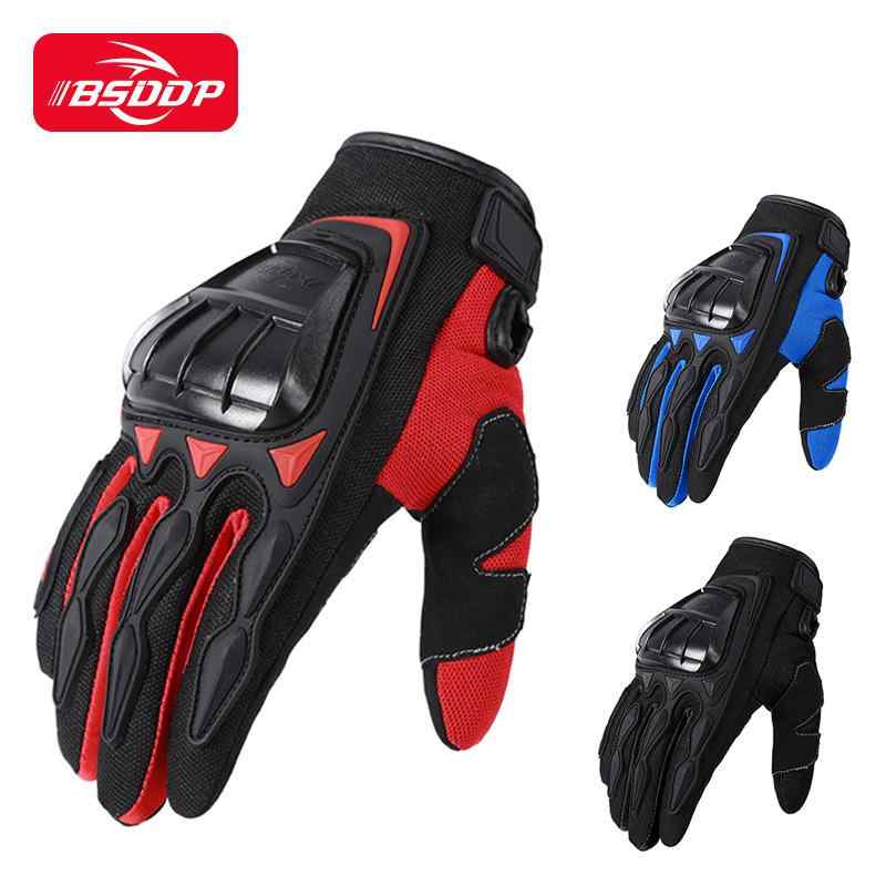 バイク グローブ 男性用 女性用 フルフィンガー 春夏 秋冬 オートバイ 自転車 運転 衝撃吸収 通気性 PV..