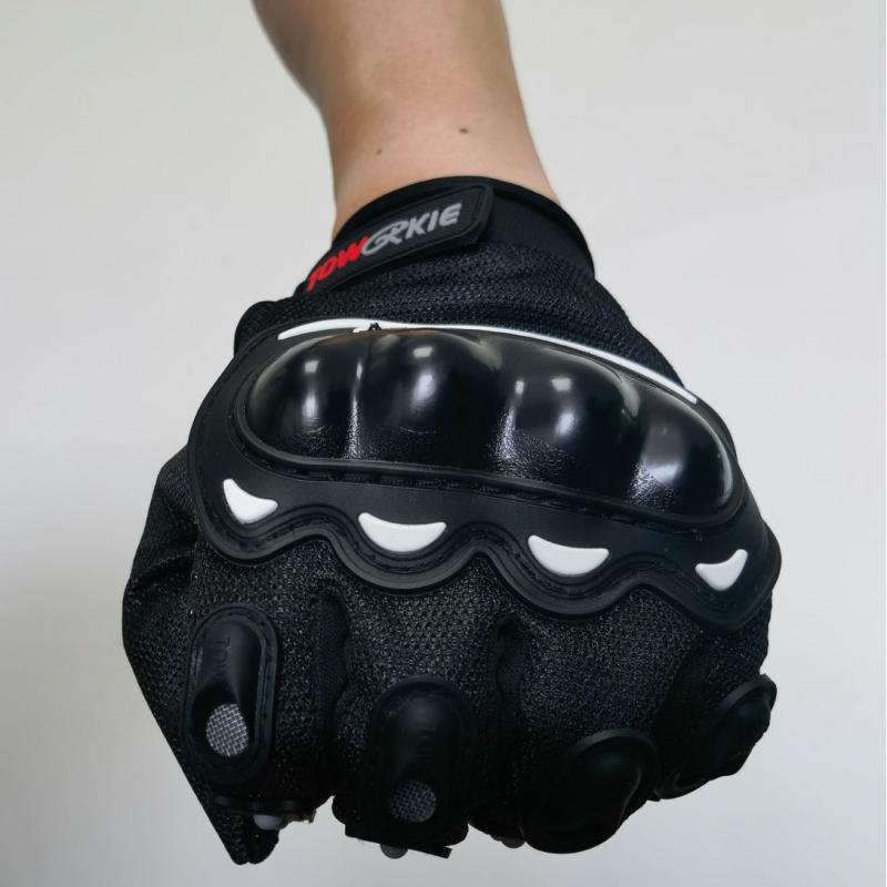 手袋 男性用 バイク グローブ フルフィンガー タッチパネル対応 耐摩耗 オフロード レーシング オートバイ 自転車 サイクル(4.0)