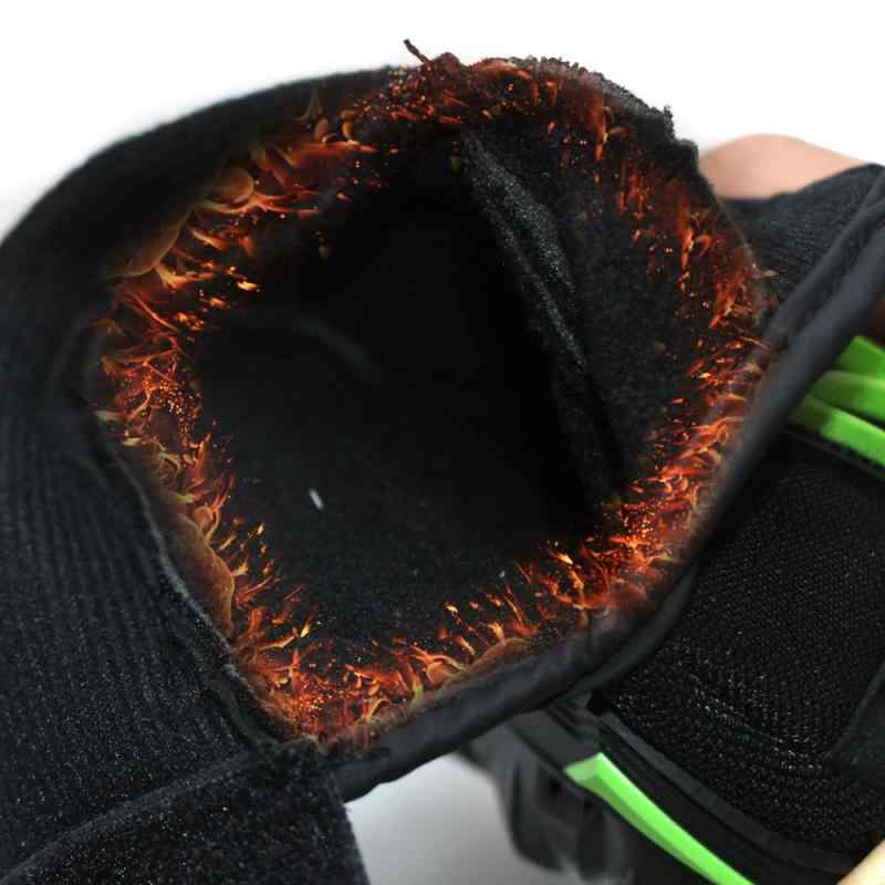 手袋 バイク 男性用 女性用 全指 自転車 サイクルグローブ 接触パネル対応 アウトドア 防寒 春秋冬 黒 赤 緑(4)