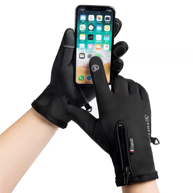 2個セット手袋 メンズ 男性用 秋冬 接触パネル対応 防寒 保温 防風 滑り止め ランニング 運動 自転車 バイク アウトドア グローブ 黒・素材: 布制・用途: 服飾手袋・対象: 男女兼用・加工方法: 緞檔・機能: 保温・柄: 無地・タイ...