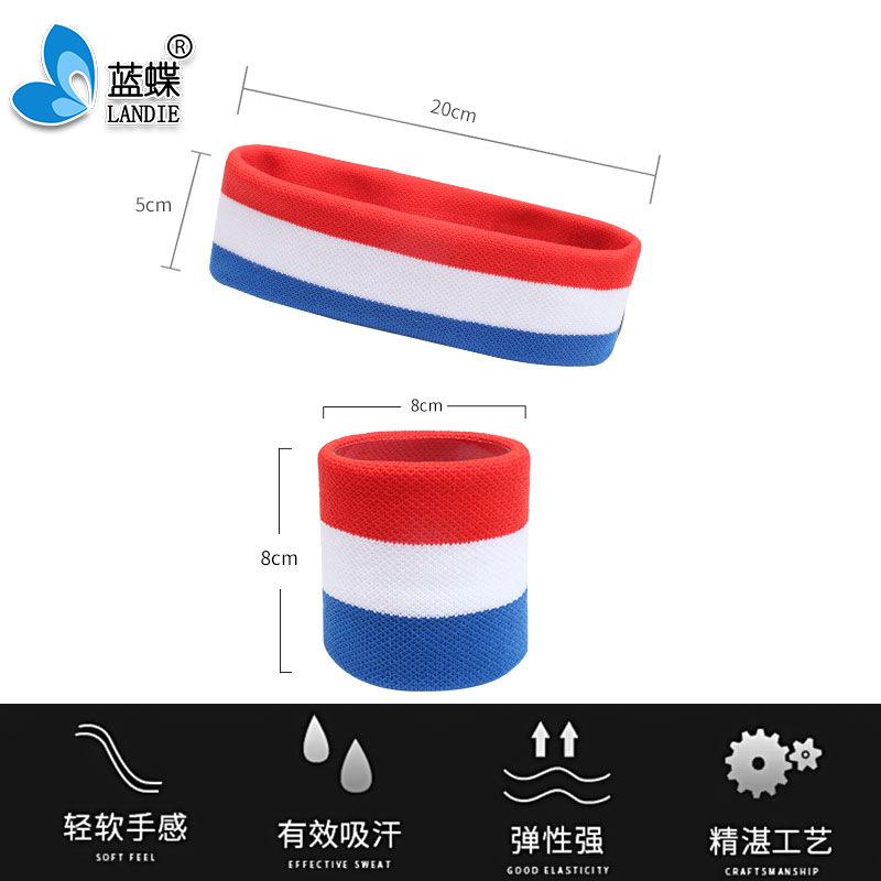 ヘアバンド リストバンド セット パイル地 スポーツ ランニング 吸汗 速乾 汗止め ヘッドバンド 腕バンド 提花シリーズ