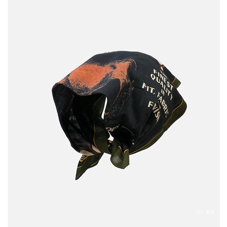 バンダナ レディース 個性的なヒップホップ ストリートダンス プリント柄 スカーフ ヘアバンド 多機能 アウトドア