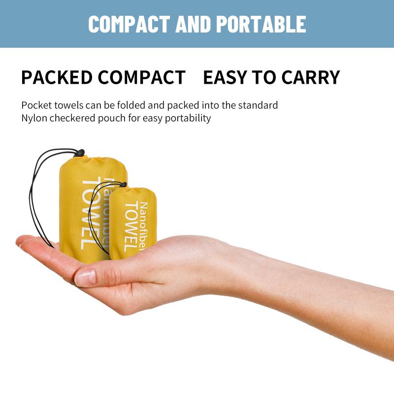 スポーツタオル 極細繊維 速乾タオル 乱紋柄 80×120cm オリーブグリーン(x2)