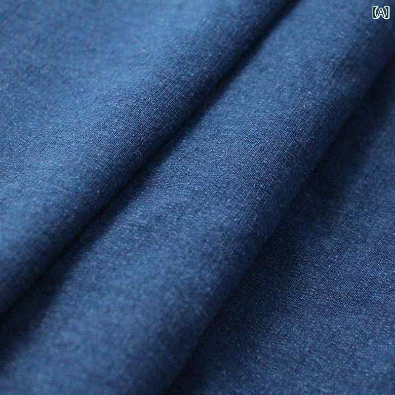 デニム生地 300g метраж 秋冬 伸縮性 インディゴ染め コットン ポリエステル ポリウレタン 混紡 スウェット トレーナー ウェア カジュアル 運動着 布地(x2)