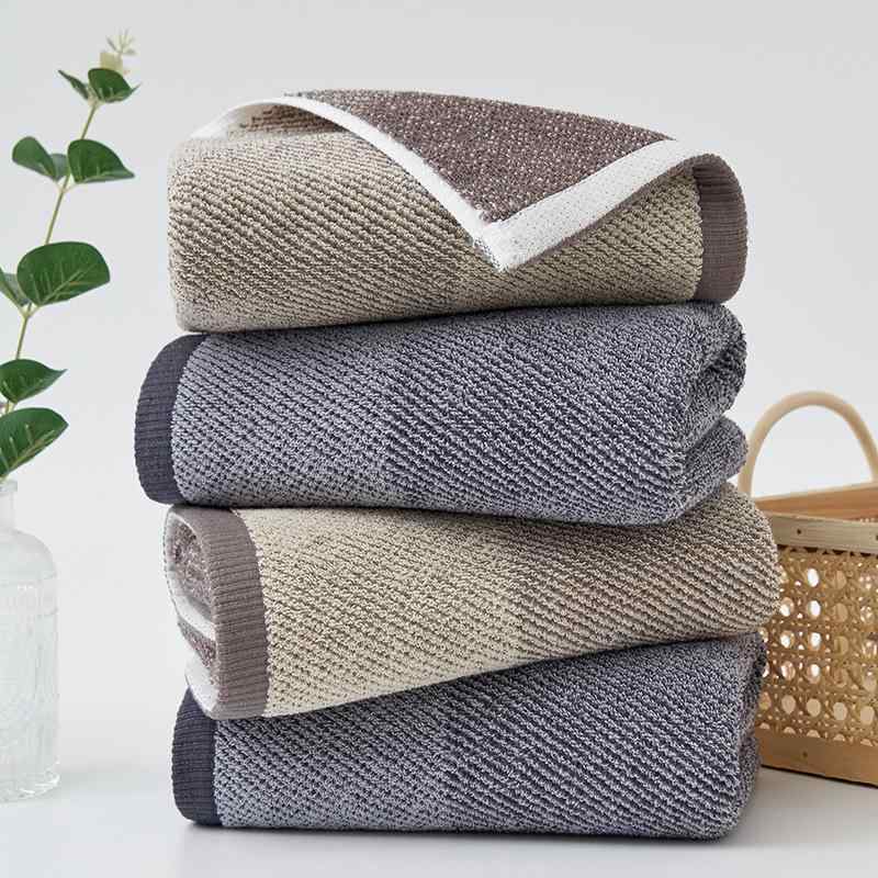 10個セットタオル 大判 吸水 速乾 綿 スポーツタオル バスタオル 32股糸 平織 厚手 ブルー グレー 無地・項目名: 素材・値: 綿・項目名: 織り方・値: 平織り・項目名: 重さ・値: 約170g・項目名: 吸水性・値: 21s-25s・項目名: カラー・値: ブルー, グレー・項目名: 種類・値: タオル/フェイスタオル