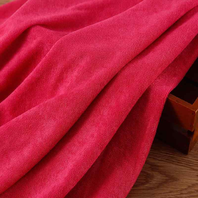 タオル ポリエステル ニット 吸水 速乾 スポーツ ヘアバンド ホテル アメニティ スリッパ ヘアドライキャップ バスローブ 生地 無地(x10)