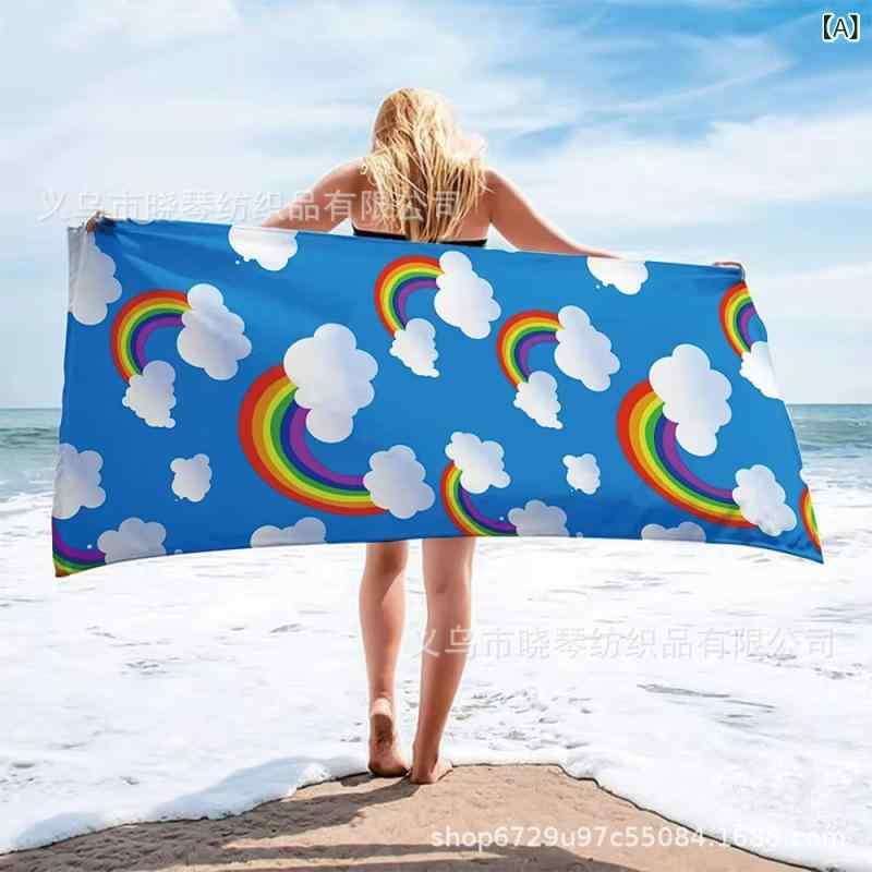 Other - バスタオル ビーチタオル 速乾タオル 吸水タオル マイクロファイバー 旅行用 スポーツ用 プール 海水浴 大判 薄手