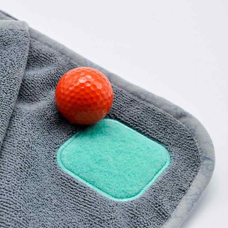 タオル ゴルフ メンズ 男性用 極細繊維 刺繍ロゴ 防水 ゴルフタオル 40×40cm 運動 擦球 拭き(x200)
